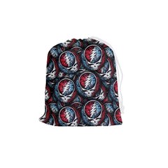 Grateful Dead Pattern Drawstring Pouch (Medium)