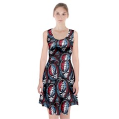 Grateful Dead Pattern Racerback Midi Dress