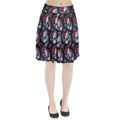 Grateful Dead Pattern Pleated Skirt