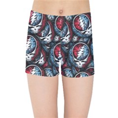 Grateful Dead Pattern Kids  Sports Shorts