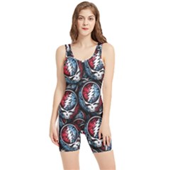 Grateful Dead Pattern Women s Wrestling Singlet