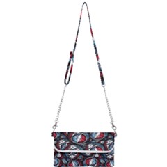 Grateful Dead Pattern Mini Crossbody Handbag