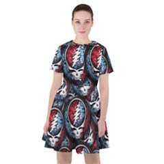 Grateful Dead Pattern Sailor Dress