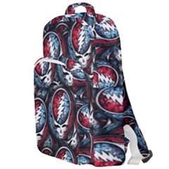 Grateful Dead Pattern Double Compartment Backpack
