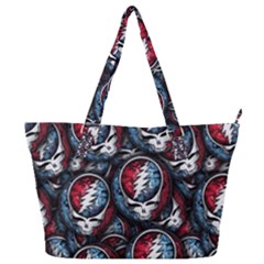 Grateful Dead Pattern Full Print Shoulder Bag