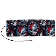 Grateful Dead Pattern Roll Up Canvas Pencil Holder (M)