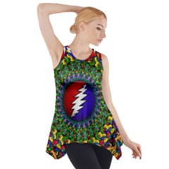 Grateful Dead Side Drop Tank Tunic by Jancukart