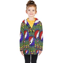 Grateful Dead Kids  Double Breasted Button Coat by Jancukart