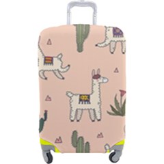 Llamas Pattern Luggage Cover (large) by Jancukart