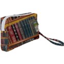 Books Library Bookshelf Bookshop Wristlet Pouch Bag (Small) View2