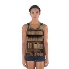 Books Bookcase Old Books Historical Sport Tank Top  by Amaryn4rt