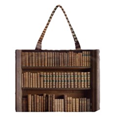 Books Bookcase Old Books Historical Medium Tote Bag by Amaryn4rt