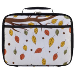 Autumn Isolated Blade Branch Full Print Lunch Bag