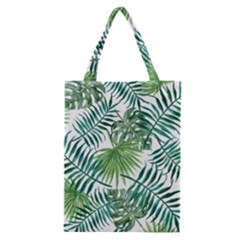 Leaves Background Wallpaper Pattern Classic Tote Bag by Amaryn4rt