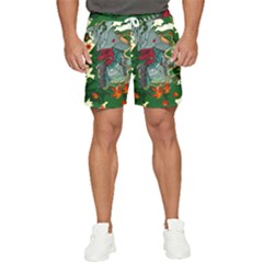 Armor Japan Maple Leaves Samurai Men s Runner Shorts by Amaryn4rt