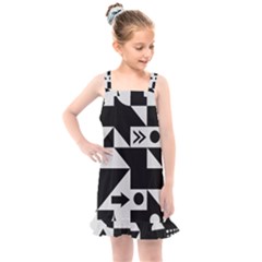 Abstract Art Artistic Artwork Kids  Overall Dress by Amaryn4rt