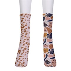 Terrazzo Flooring Art 3 Crew Socks by flowerland