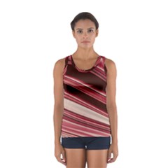 Wave Texture Design Pattern Art Sport Tank Top 