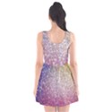 Glitter Particles Pattern Abstract Scoop Neck Skater Dress View2