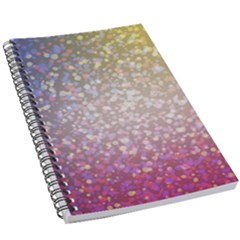 Glitter Particles Pattern Abstract 5 5  X 8 5  Notebook by Amaryn4rt