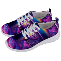 Purple Drawing Digital Art Men s Lightweight Sports Shoes