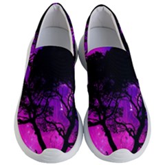 Tree Men Space Universe Surreal Women s Lightweight Slip Ons