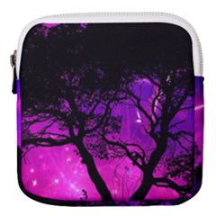 Tree Men Space Universe Surreal Mini Square Pouch