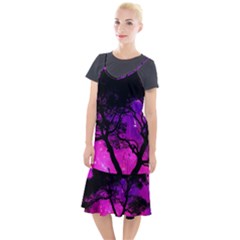 Tree Men Space Universe Surreal Camis Fishtail Dress