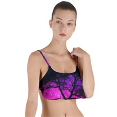 Tree Men Space Universe Surreal Layered Top Bikini Top 