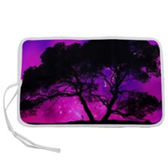 Tree Men Space Universe Surreal Pen Storage Case (L)