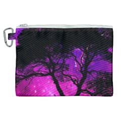 Tree Men Space Universe Surreal Canvas Cosmetic Bag (xl) by Amaryn4rt
