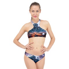 Artificial Intelligence Surreal High Neck Bikini Set by Amaryn4rt