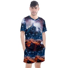 Artificial Intelligence Surreal Men s Mesh Tee And Shorts Set