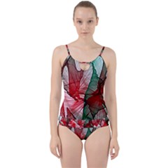 Abstract Pattern Art Colorful Cut Out Top Tankini Set by Amaryn4rt