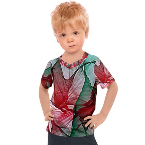 Abstract Pattern Art Colorful Kids  Sports Tee by Amaryn4rt
