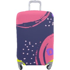 Abstract Background Shapes Banner Luggage Cover (large)