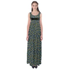 Abstract Pattern Sprinkles Empire Waist Maxi Dress by Amaryn4rt
