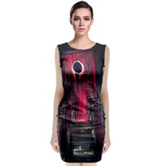 Stranger Things Fantasy Dark  Red Classic Sleeveless Midi Dress