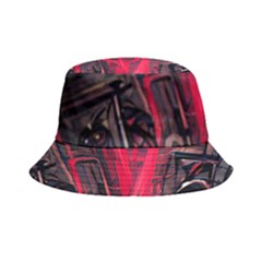 Stranger Things Fantasy Dark  Red Bucket Hat by Amaryn4rt