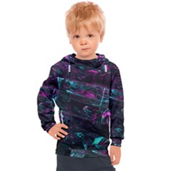 Space Futuristic Shiny Abstraction Kids  Hooded Pullover by Amaryn4rt