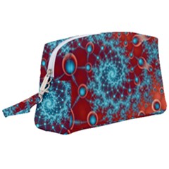 Fractal Pattern Background Wristlet Pouch Bag (large) by Amaryn4rt