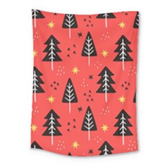 Christmas Christmas Tree Pattern Medium Tapestry