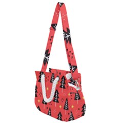 Christmas Christmas Tree Pattern Rope Handles Shoulder Strap Bag by Amaryn4rt