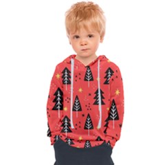 Christmas Christmas Tree Pattern Kids  Overhead Hoodie by Amaryn4rt