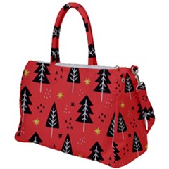 Christmas Christmas Tree Pattern Duffel Travel Bag
