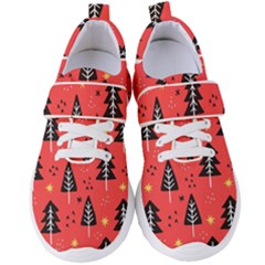 Christmas Christmas Tree Pattern Women s Velcro Strap Shoes