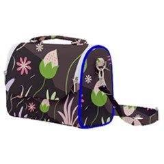 Wallpaper Floral Background Satchel Shoulder Bag by Amaryn4rt