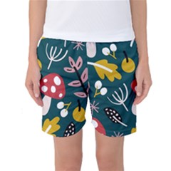 Autumn Nature Sheets Forest Women s Basketball Shorts by Amaryn4rt