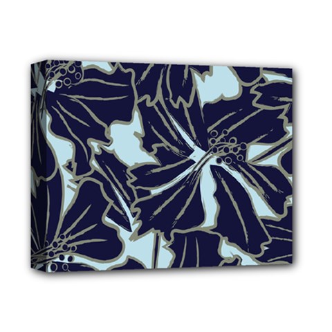 Floral Print Art Pattern Design Deluxe Canvas 14  X 11  (stretched)