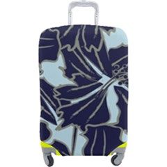 Floral Print Art Pattern Design Luggage Cover (large) by Amaryn4rt